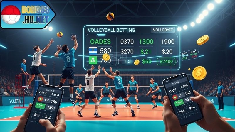 Các phương thức cược bóng chuyền bong88