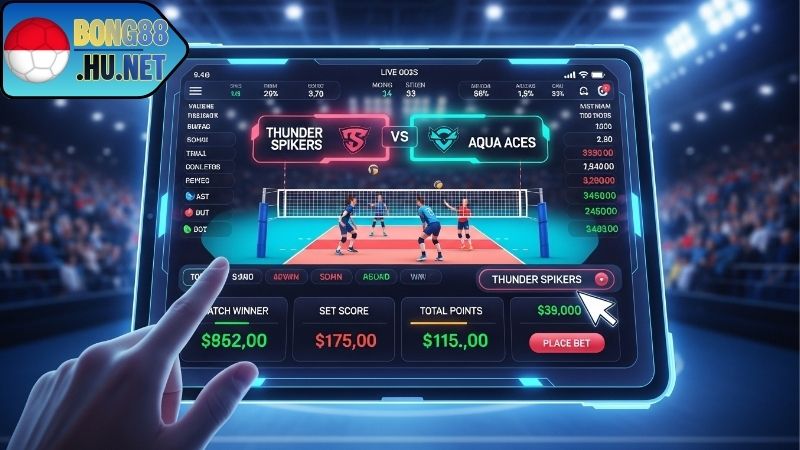 Chiến lược và mẹo chơi cược bóng chuyền bong88 hiệu quả