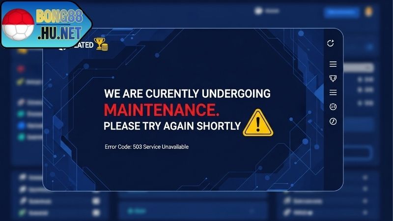 Cách xử lý khi bong88 bảo trì