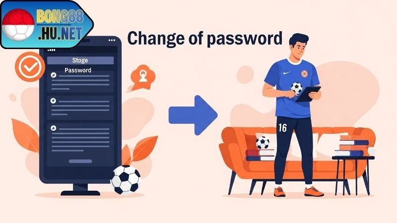 Các bước đổi mật khẩu bong88 qua website chính thức