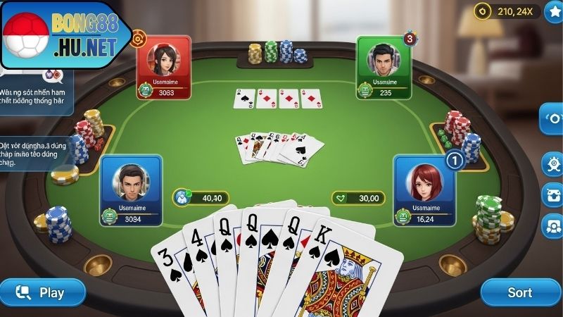 Khám phá sảnh game bài BONG88 đa dạng