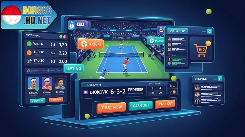 Các loại kèo cược quần vợt bong88 thường gặp