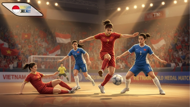 Futsal nữ Việt Nam: Quyết tâm đánh bại Indonesia để mang về tấm HCV lịch sử chiều nay 4 futsal-nu-viet-nam-quyet-tam-danh-bai-indonesia-de-mang-ve-tam-hcv-lich-su-chieu-nayịch sử chiều nay
