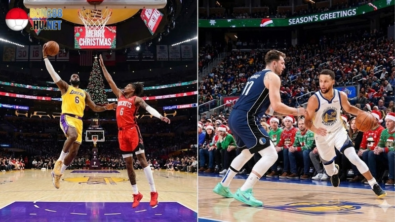 NBA Christmas Day: Đại chiến Lakers vs Rockets và Mavericks vs Warriors hâm nóng không khí lễ hội 4 nba-christmas-day-dai-chien-lakers-vs-rockets-va-mavericks-vs-warriors-ham-nong-khong-khi-le-hoi